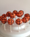 Basketball Cake Pops