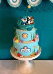 Octonauts Cake with Gup A & figurines 
6 inch on 8 inch with Gup A top tier