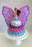 Barbie Mariposa Petal Dolly Varden Cake