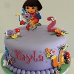 Dora Boots & Swiper  8 inch with 3 edible characters