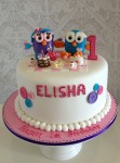 Hoot & Hootabelle with figurines & picnic Cake 9 inch 