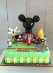 Mickey Mouse Playhouse  12 " x10 " Rectangle  Not including Plastic Figurines 