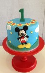 Mickey Mouse  Cake with 2D design5 inch 