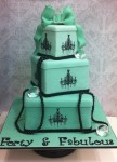 Ombre Mint Giftbox Cake