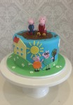 Peppa PIg & Family cake 7 inch 