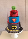 Superhero Cake with Spider