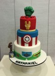 Superhero/Avengers/Buzz  5 inch on 7 inch on 9 inch Cake