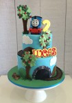 Thomas The Tank Engine Cake  6 inch on 8 inch Toy not included