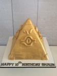 Yu-Gi-Oh Pyramid Cake