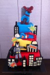 Spiderman, Superman & Batman Cake