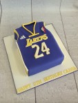 LA Lakers Basketball Jersey Cake