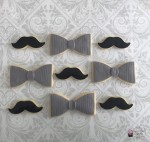 Moustache & Bow Tie Cookies