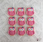 Pink Owl Cookies