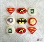 Superhero Symbol Cookies